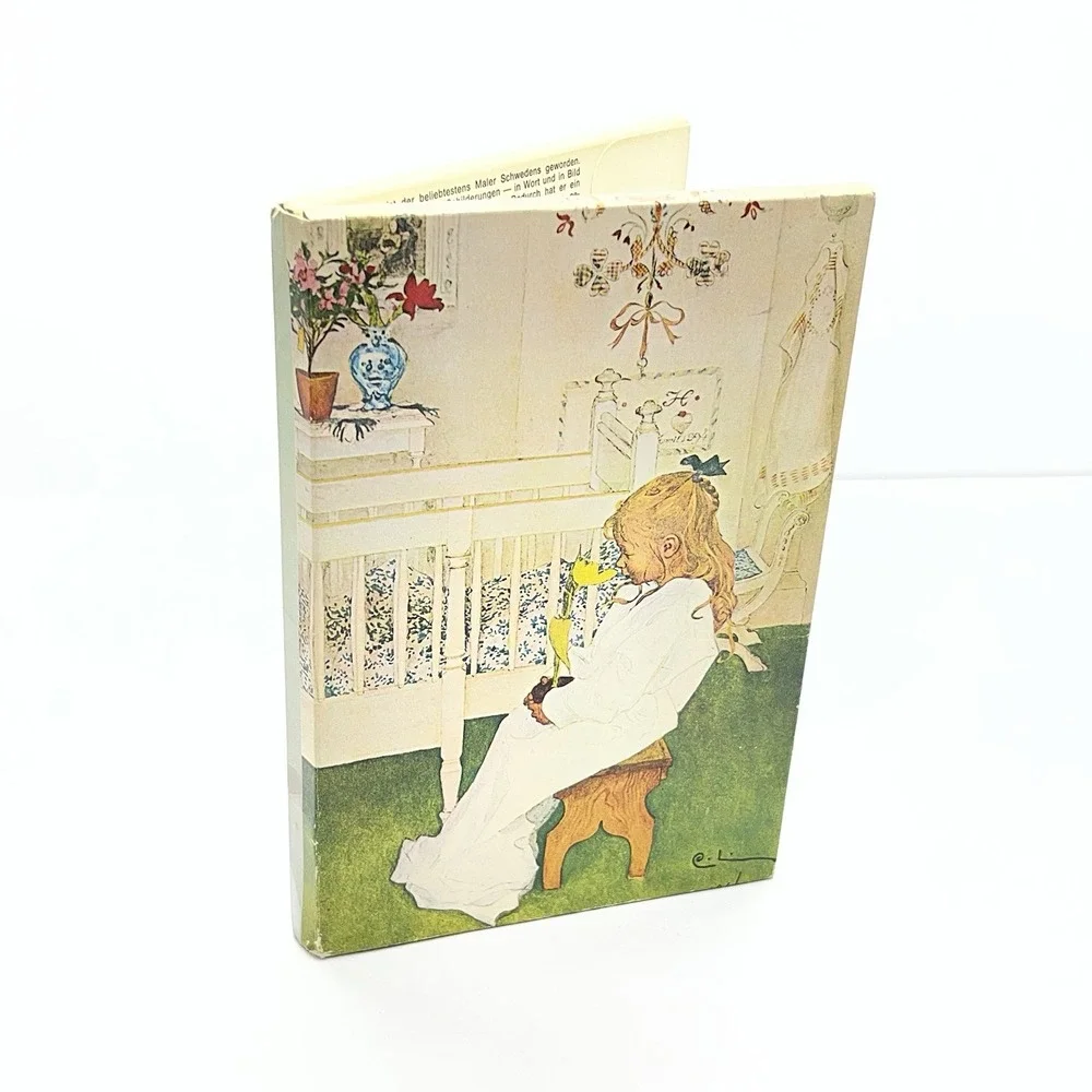 Carl Larsson Blanc Note Cards & Envelopes With Watercolor Paintings 14 Piece